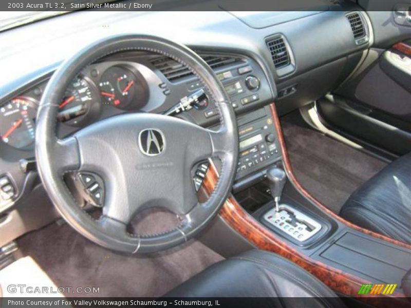 Satin Silver Metallic / Ebony 2003 Acura TL 3.2