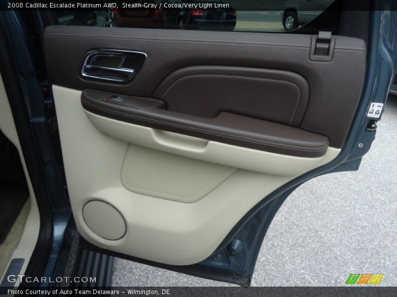 Door Panel of 2008 Escalade Platinum AWD