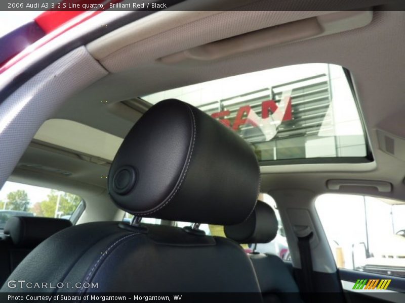 Brilliant Red / Black 2006 Audi A3 3.2 S Line quattro