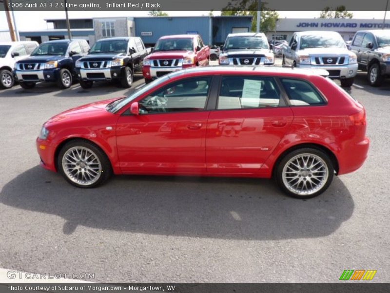  2006 A3 3.2 S Line quattro Brilliant Red