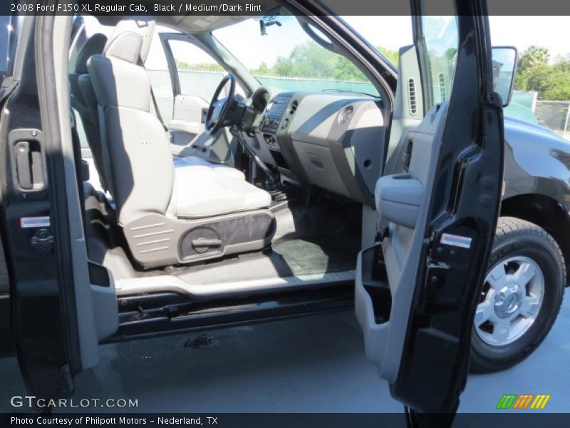 Black / Medium/Dark Flint 2008 Ford F150 XL Regular Cab