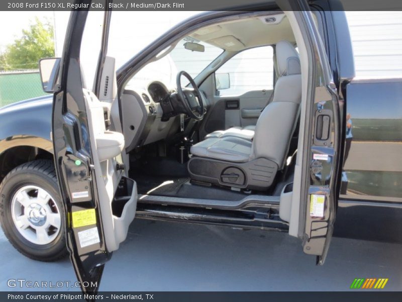 Black / Medium/Dark Flint 2008 Ford F150 XL Regular Cab