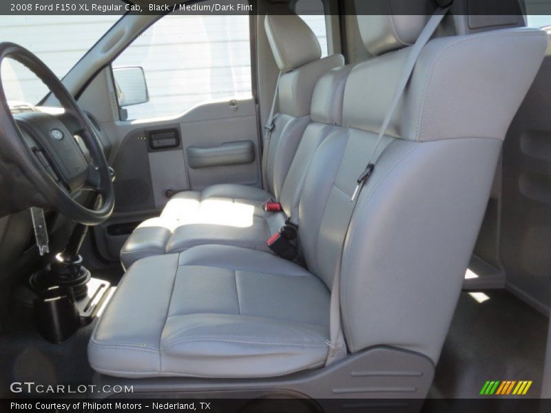 Black / Medium/Dark Flint 2008 Ford F150 XL Regular Cab