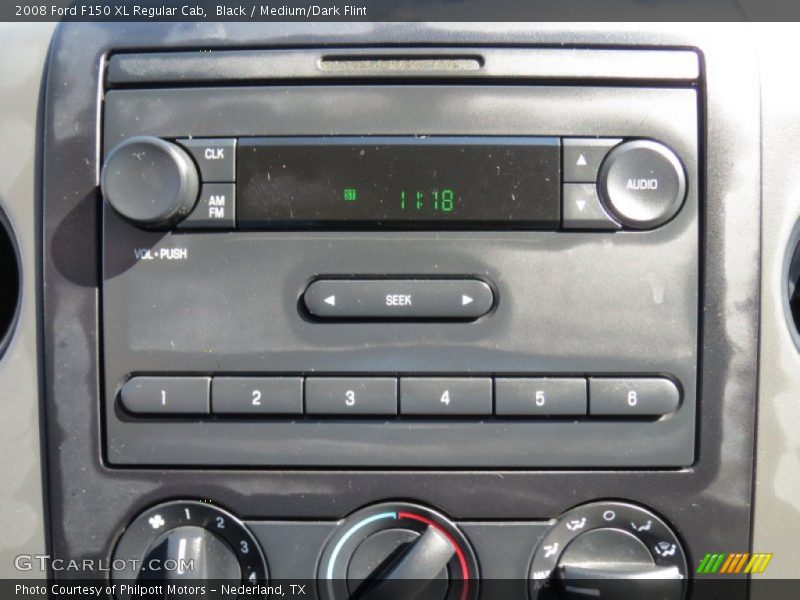 Black / Medium/Dark Flint 2008 Ford F150 XL Regular Cab