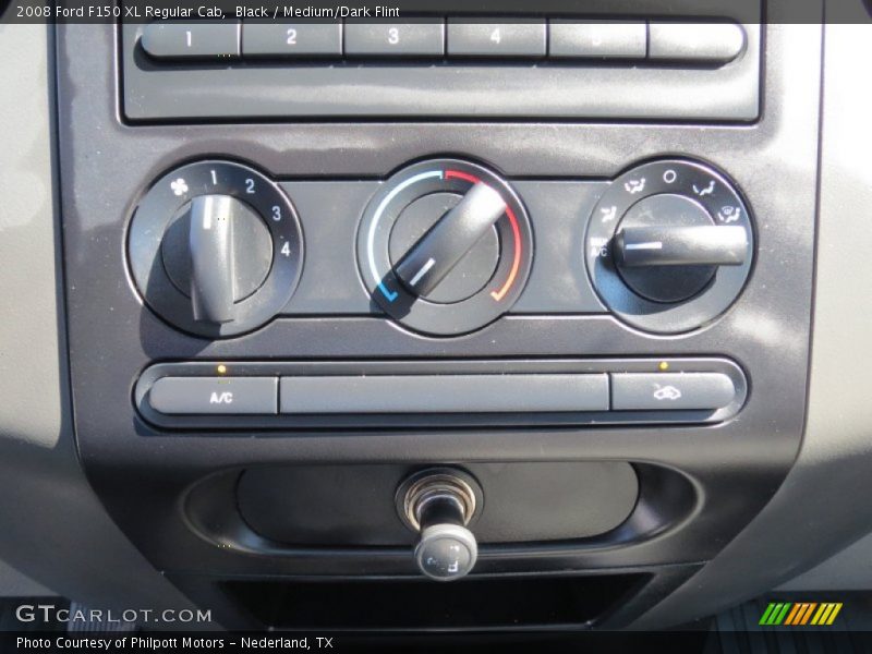 Black / Medium/Dark Flint 2008 Ford F150 XL Regular Cab