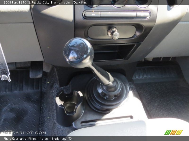 Black / Medium/Dark Flint 2008 Ford F150 XL Regular Cab