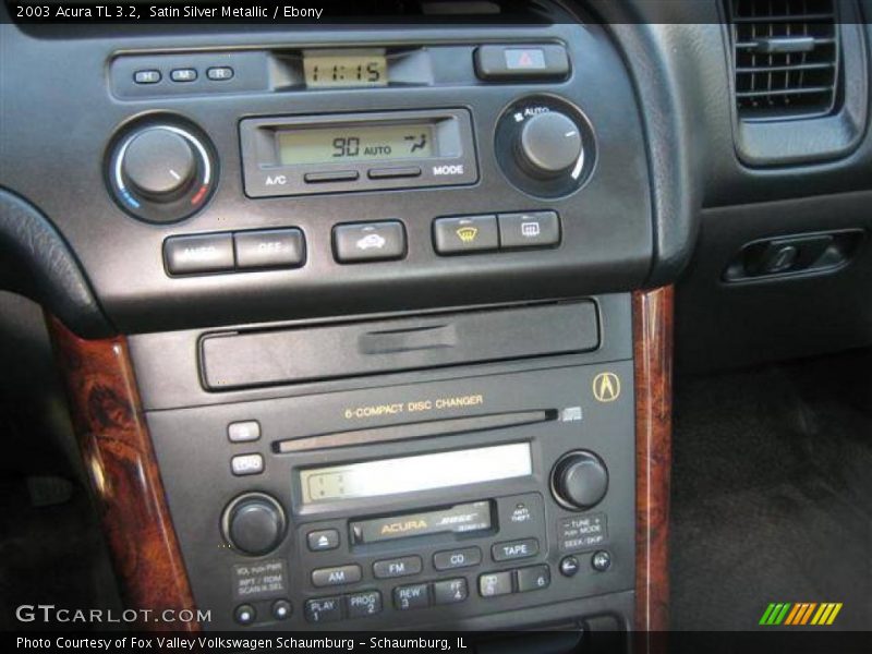 Satin Silver Metallic / Ebony 2003 Acura TL 3.2