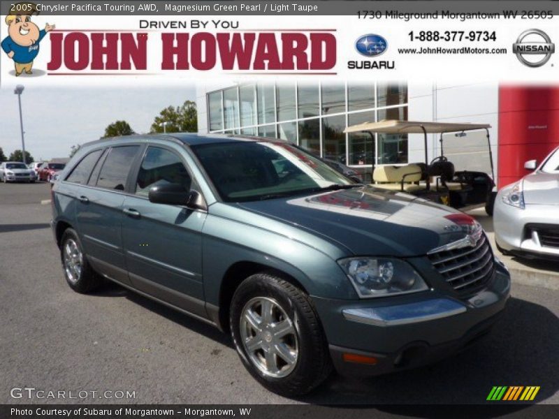 Magnesium Green Pearl / Light Taupe 2005 Chrysler Pacifica Touring AWD