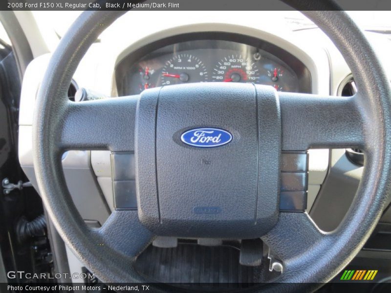 Black / Medium/Dark Flint 2008 Ford F150 XL Regular Cab