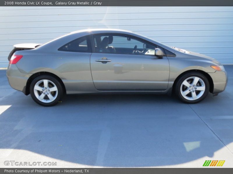 Galaxy Gray Metallic / Gray 2008 Honda Civic LX Coupe