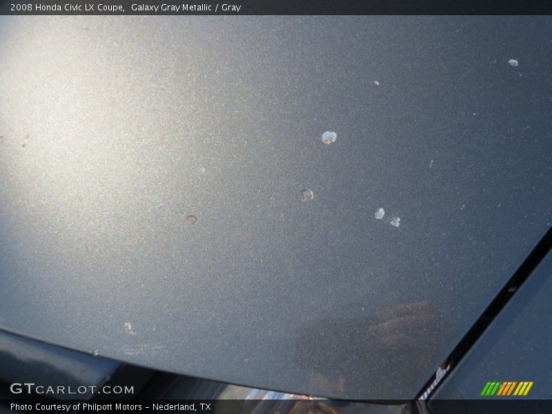 Galaxy Gray Metallic / Gray 2008 Honda Civic LX Coupe