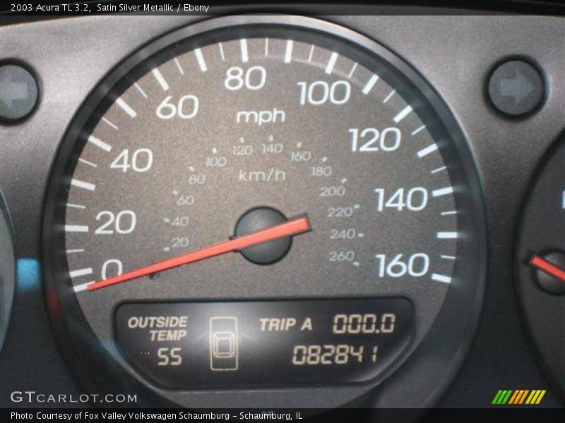 Satin Silver Metallic / Ebony 2003 Acura TL 3.2