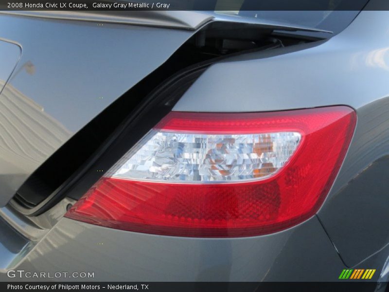 Galaxy Gray Metallic / Gray 2008 Honda Civic LX Coupe