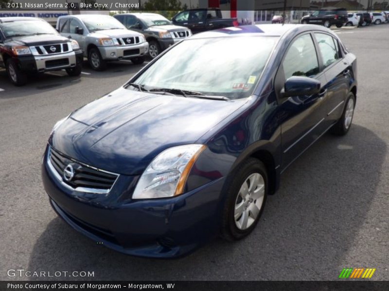 Blue Onyx / Charcoal 2011 Nissan Sentra 2.0