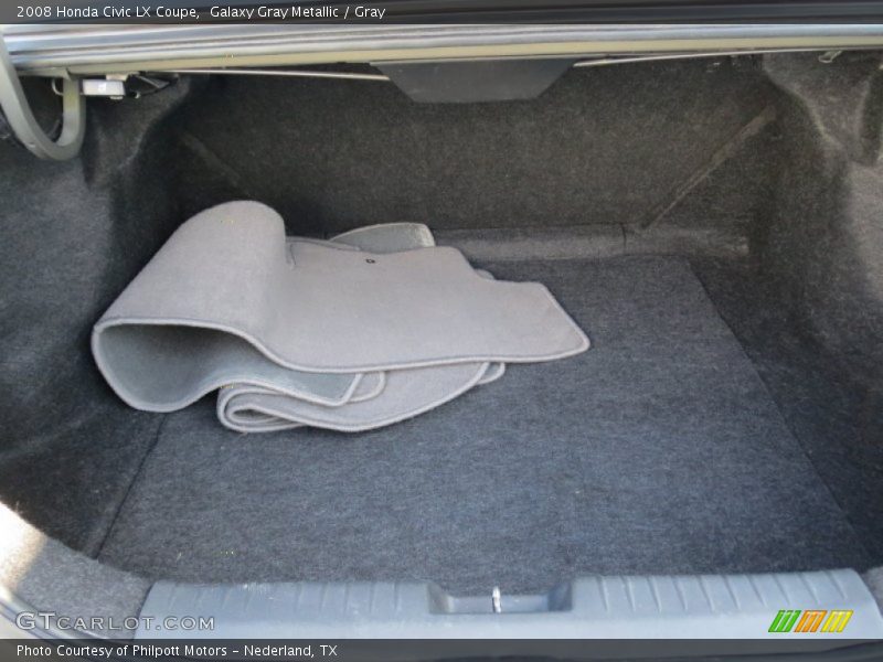 Galaxy Gray Metallic / Gray 2008 Honda Civic LX Coupe