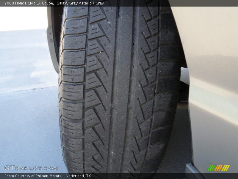 Galaxy Gray Metallic / Gray 2008 Honda Civic LX Coupe