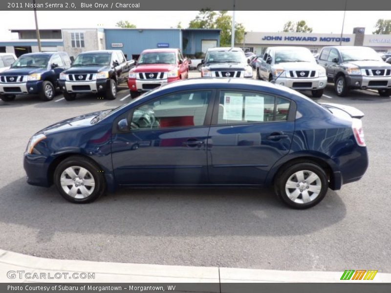 Blue Onyx / Charcoal 2011 Nissan Sentra 2.0