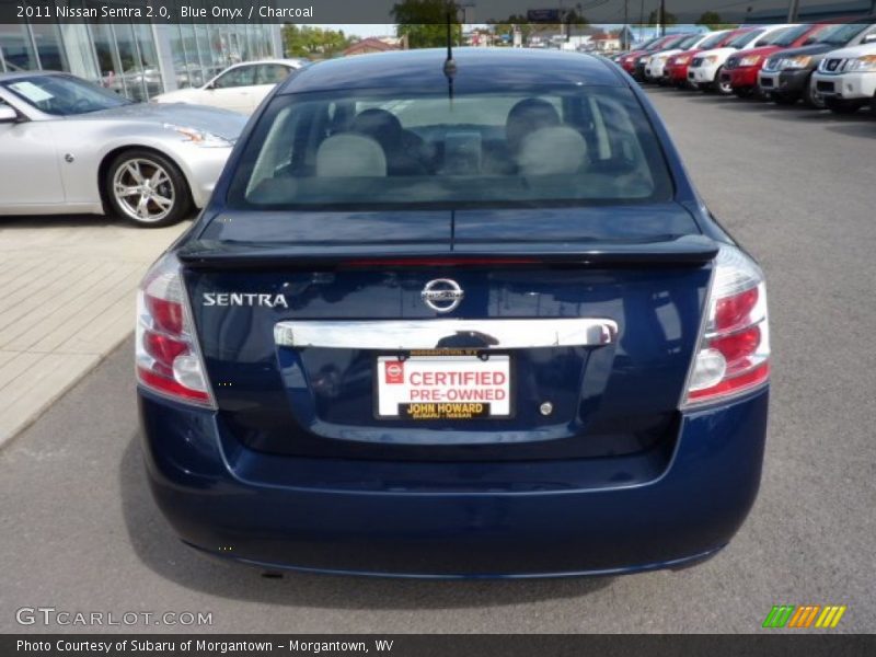 Blue Onyx / Charcoal 2011 Nissan Sentra 2.0