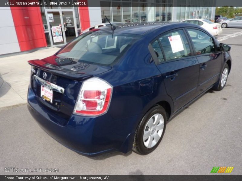 Blue Onyx / Charcoal 2011 Nissan Sentra 2.0
