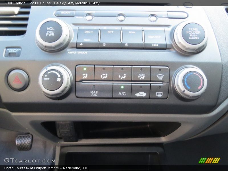 Galaxy Gray Metallic / Gray 2008 Honda Civic LX Coupe