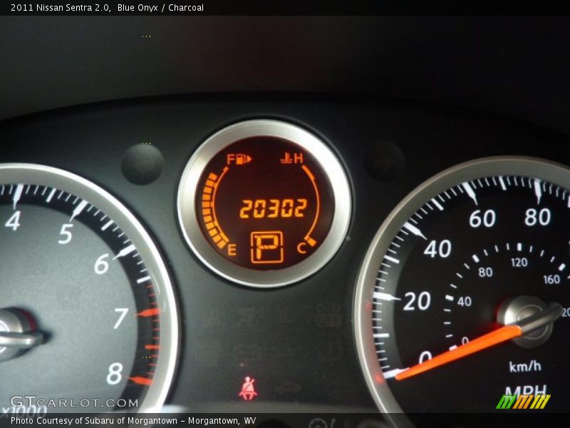 Blue Onyx / Charcoal 2011 Nissan Sentra 2.0