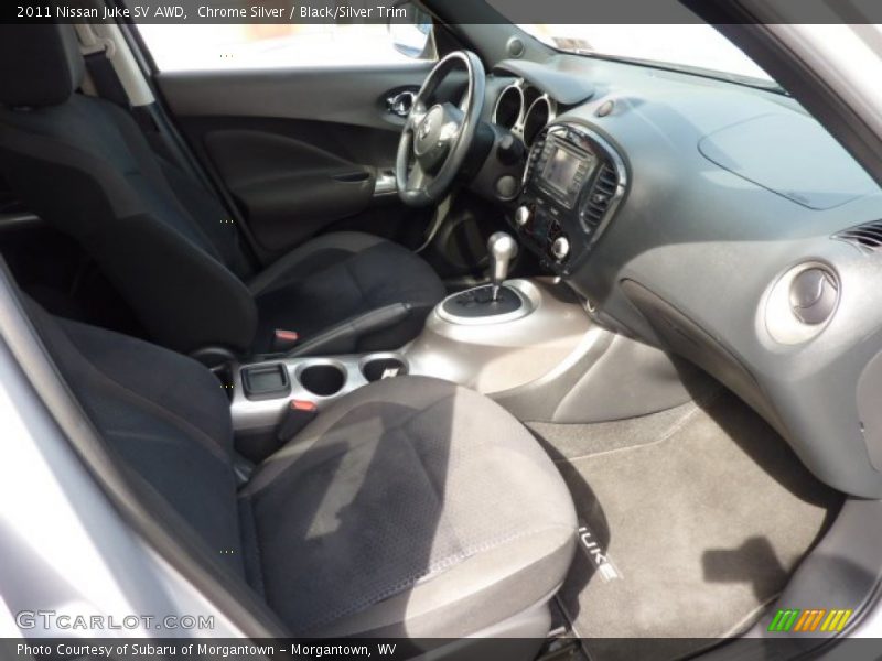 Chrome Silver / Black/Silver Trim 2011 Nissan Juke SV AWD