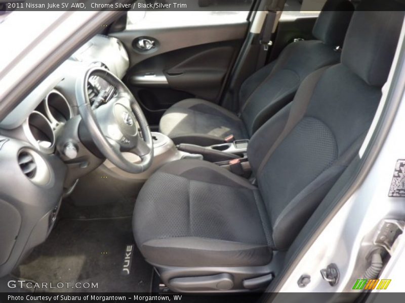 Chrome Silver / Black/Silver Trim 2011 Nissan Juke SV AWD