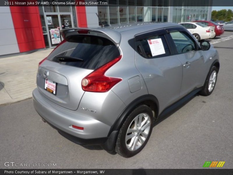 Chrome Silver / Black/Silver Trim 2011 Nissan Juke SV AWD