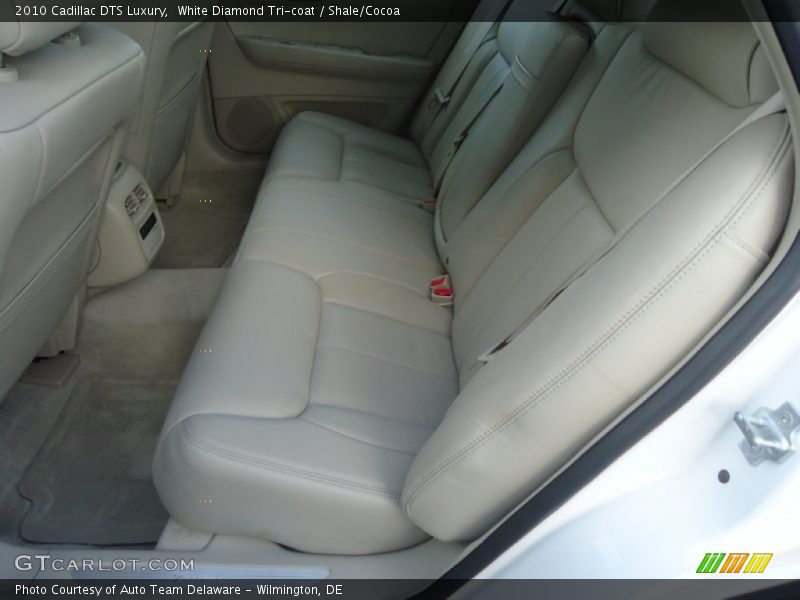 White Diamond Tri-coat / Shale/Cocoa 2010 Cadillac DTS Luxury