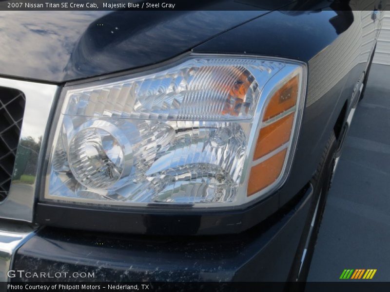 Majestic Blue / Steel Gray 2007 Nissan Titan SE Crew Cab