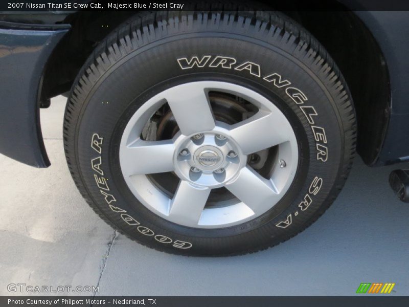 Majestic Blue / Steel Gray 2007 Nissan Titan SE Crew Cab