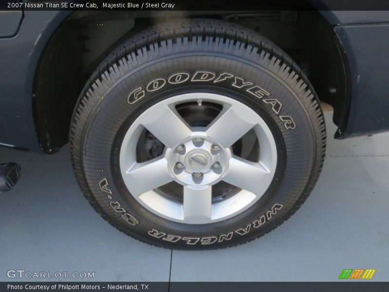 Majestic Blue / Steel Gray 2007 Nissan Titan SE Crew Cab
