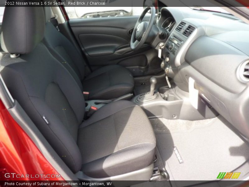 Red Brick / Charcoal 2012 Nissan Versa 1.6 SV Sedan