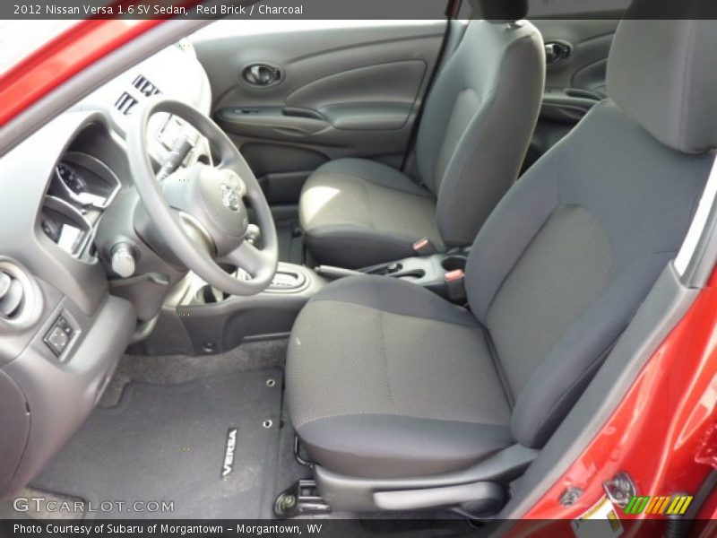 Red Brick / Charcoal 2012 Nissan Versa 1.6 SV Sedan