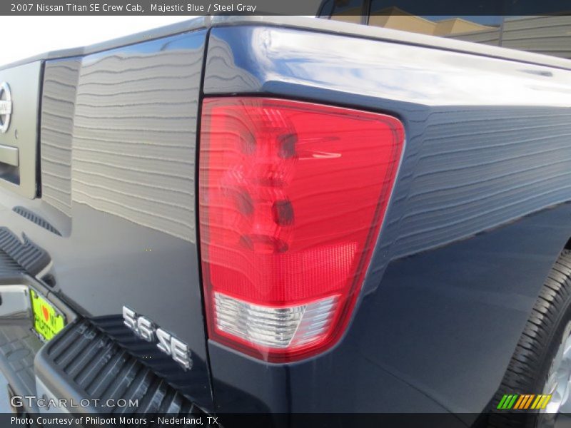 Majestic Blue / Steel Gray 2007 Nissan Titan SE Crew Cab