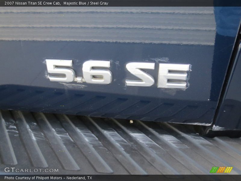 Majestic Blue / Steel Gray 2007 Nissan Titan SE Crew Cab