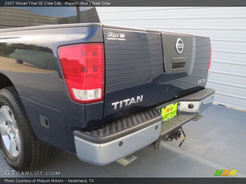Majestic Blue / Steel Gray 2007 Nissan Titan SE Crew Cab