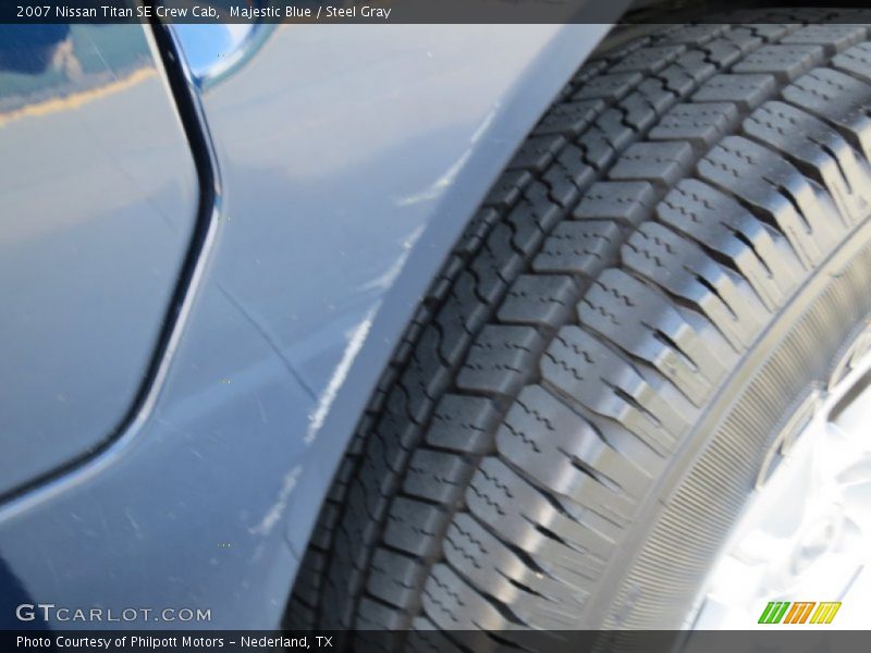 Majestic Blue / Steel Gray 2007 Nissan Titan SE Crew Cab