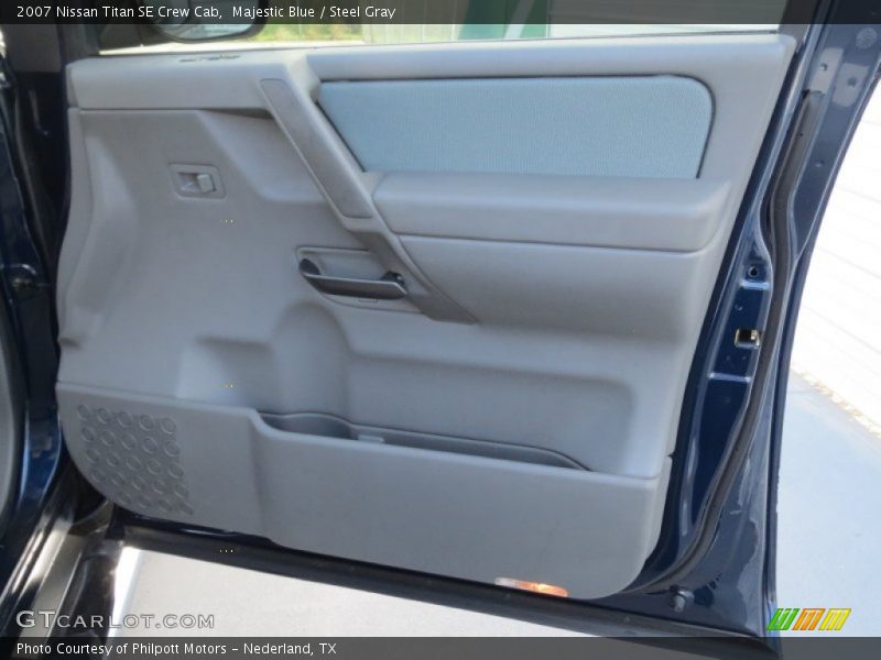 Majestic Blue / Steel Gray 2007 Nissan Titan SE Crew Cab