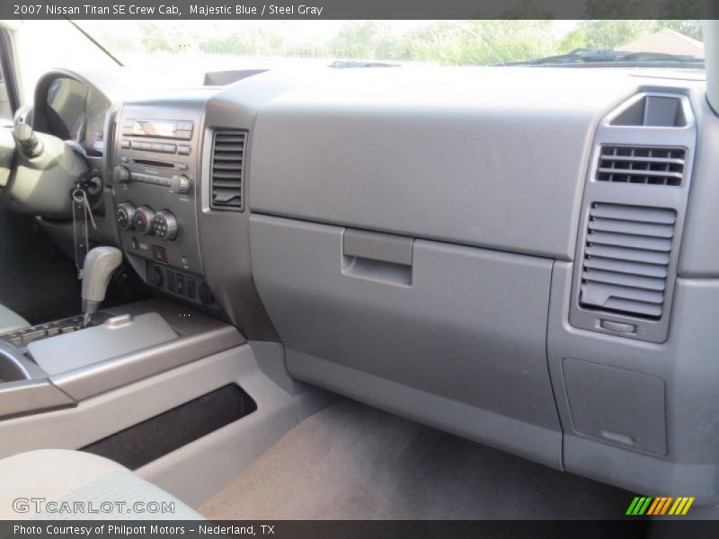 Majestic Blue / Steel Gray 2007 Nissan Titan SE Crew Cab