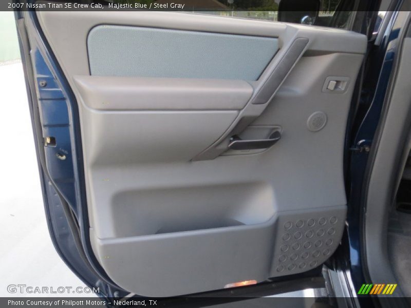 Majestic Blue / Steel Gray 2007 Nissan Titan SE Crew Cab