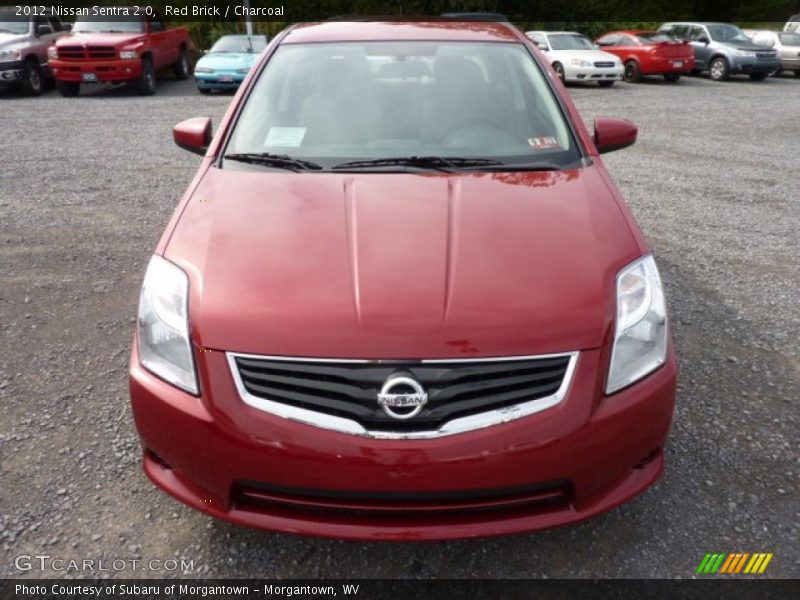 Red Brick / Charcoal 2012 Nissan Sentra 2.0