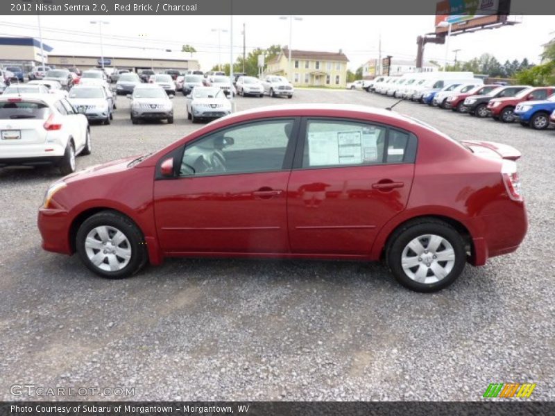 Red Brick / Charcoal 2012 Nissan Sentra 2.0