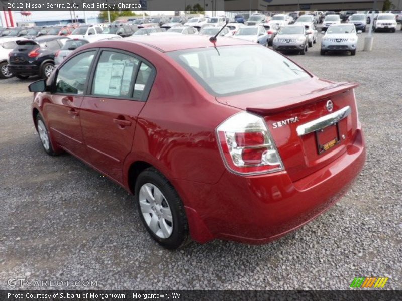 Red Brick / Charcoal 2012 Nissan Sentra 2.0