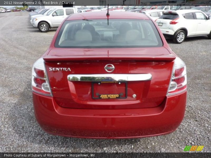 Red Brick / Charcoal 2012 Nissan Sentra 2.0
