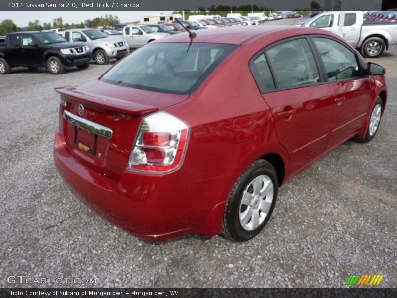 Red Brick / Charcoal 2012 Nissan Sentra 2.0