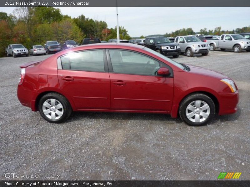 Red Brick / Charcoal 2012 Nissan Sentra 2.0