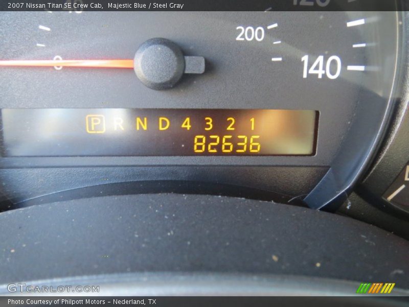 Majestic Blue / Steel Gray 2007 Nissan Titan SE Crew Cab