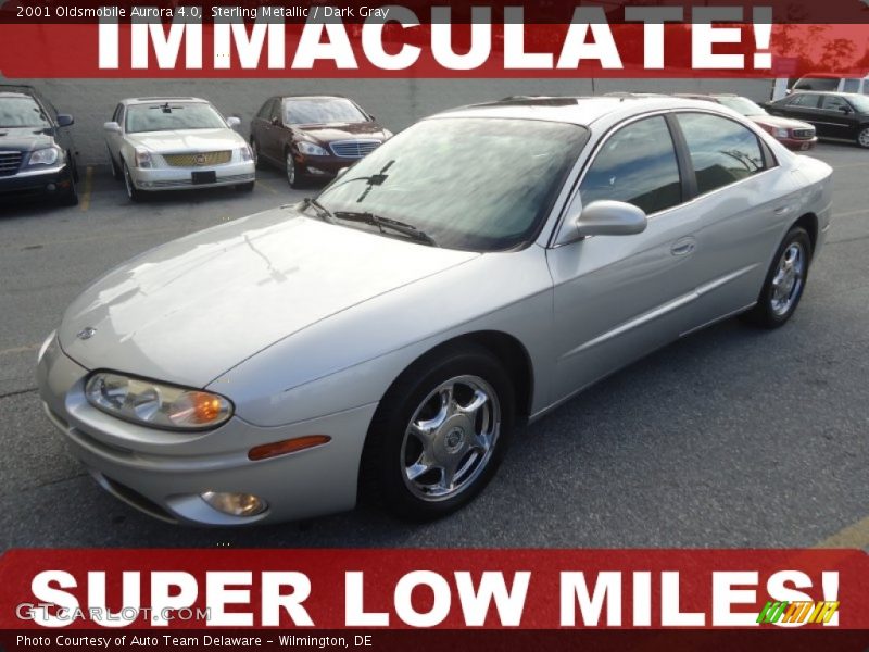 Sterling Metallic / Dark Gray 2001 Oldsmobile Aurora 4.0