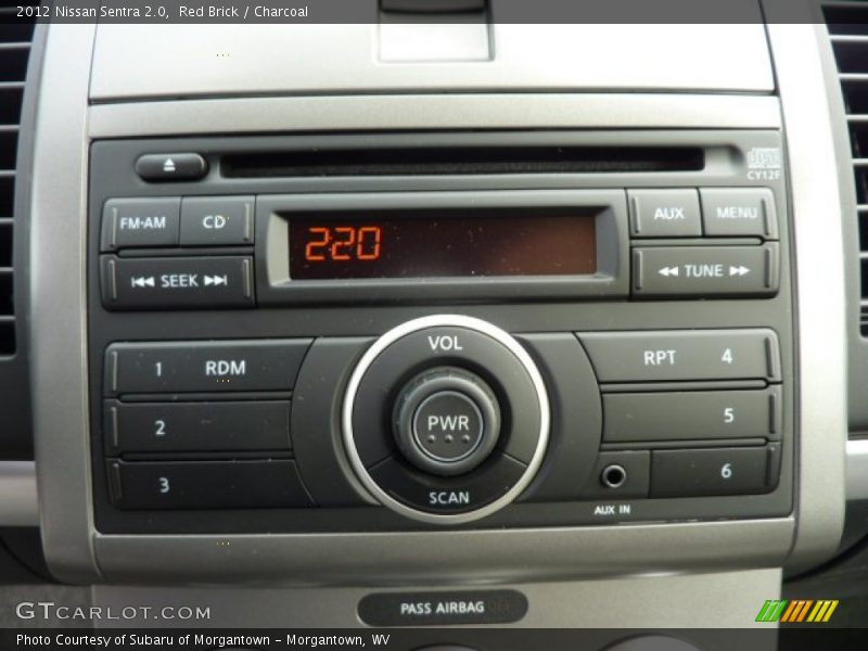 Red Brick / Charcoal 2012 Nissan Sentra 2.0